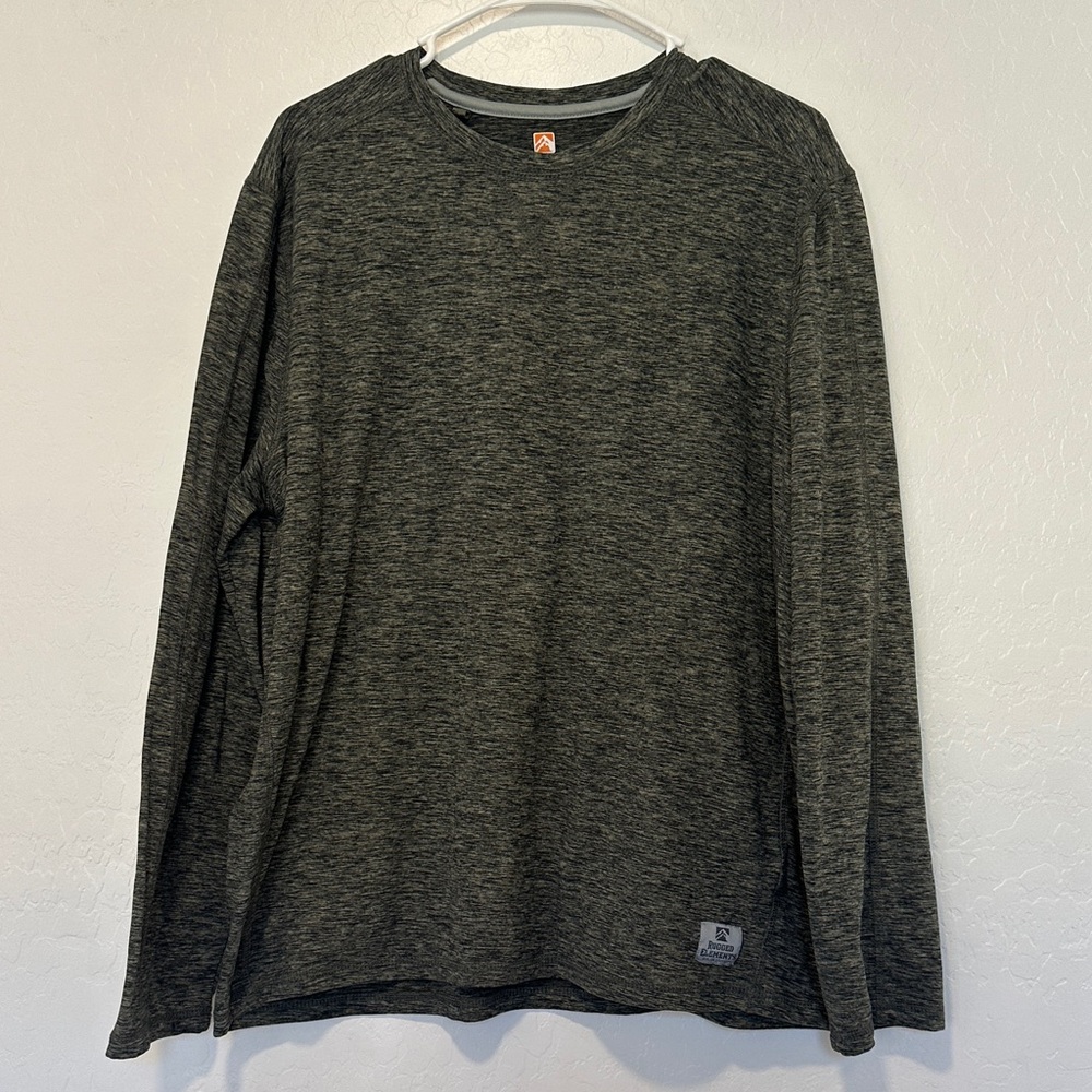 Rugged Elements Tee‎ Men's XL Gray Durable Utility Outdoor Long Sleeve top shirt